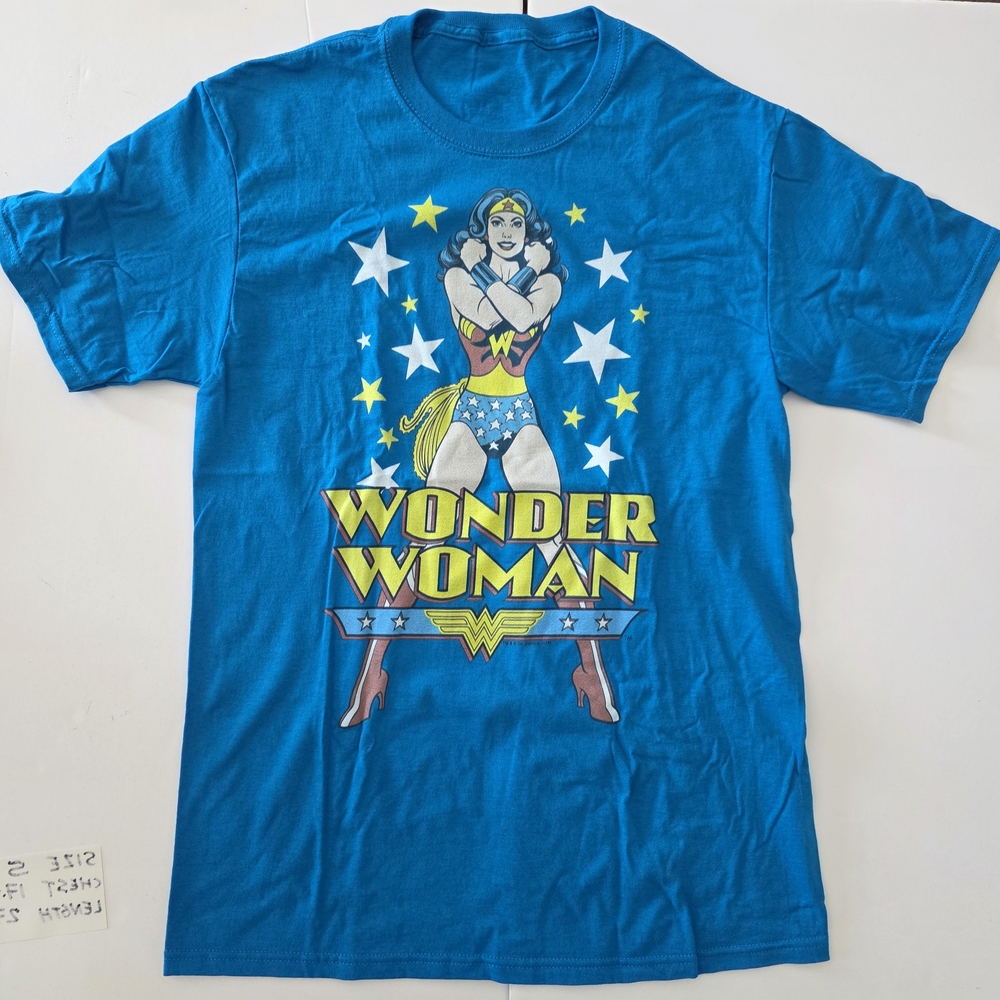 Blue Wonder Woman Graphic T-Shirt